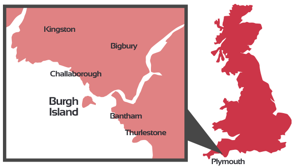 Burgh Island Devon Map Burgh Island Hotel - Breakling Burghs Battle With Connectivity